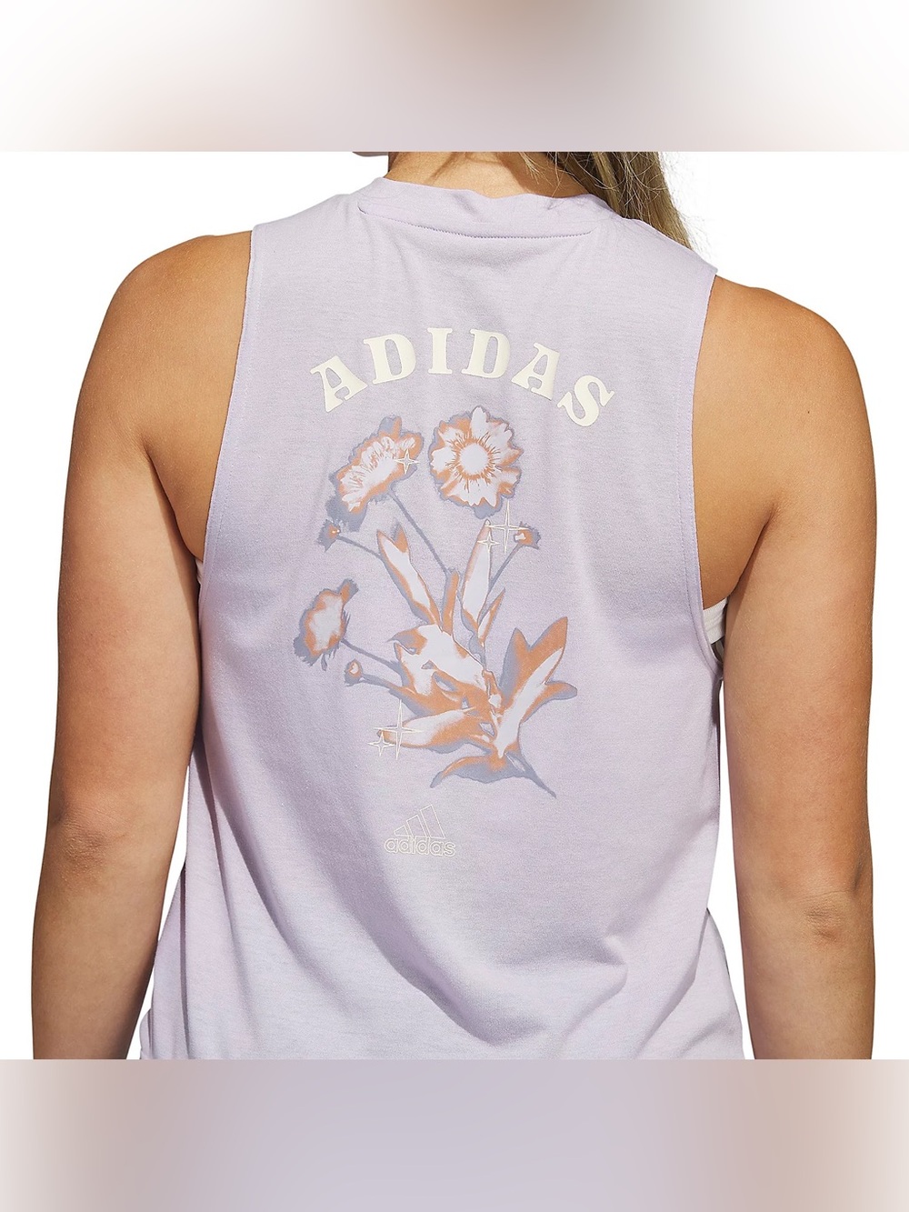 Adidas “Bloom” Knotted Tank Top